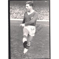 Signed picture of Gordon Milne the Liverpool footballer. 